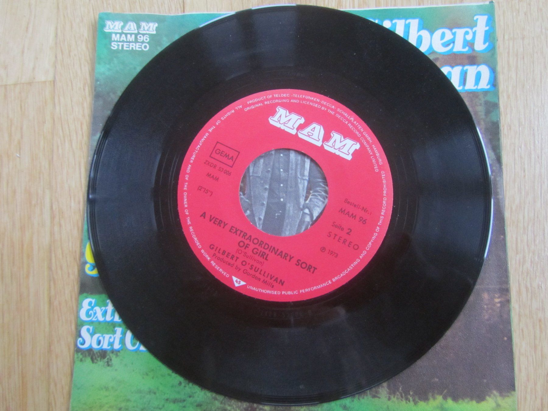 Dischi in vinile: Gilbert O'Sullivan - Get Down Single Schallplatte, 1973 – Usato da Seengen venduto da mikelele 2