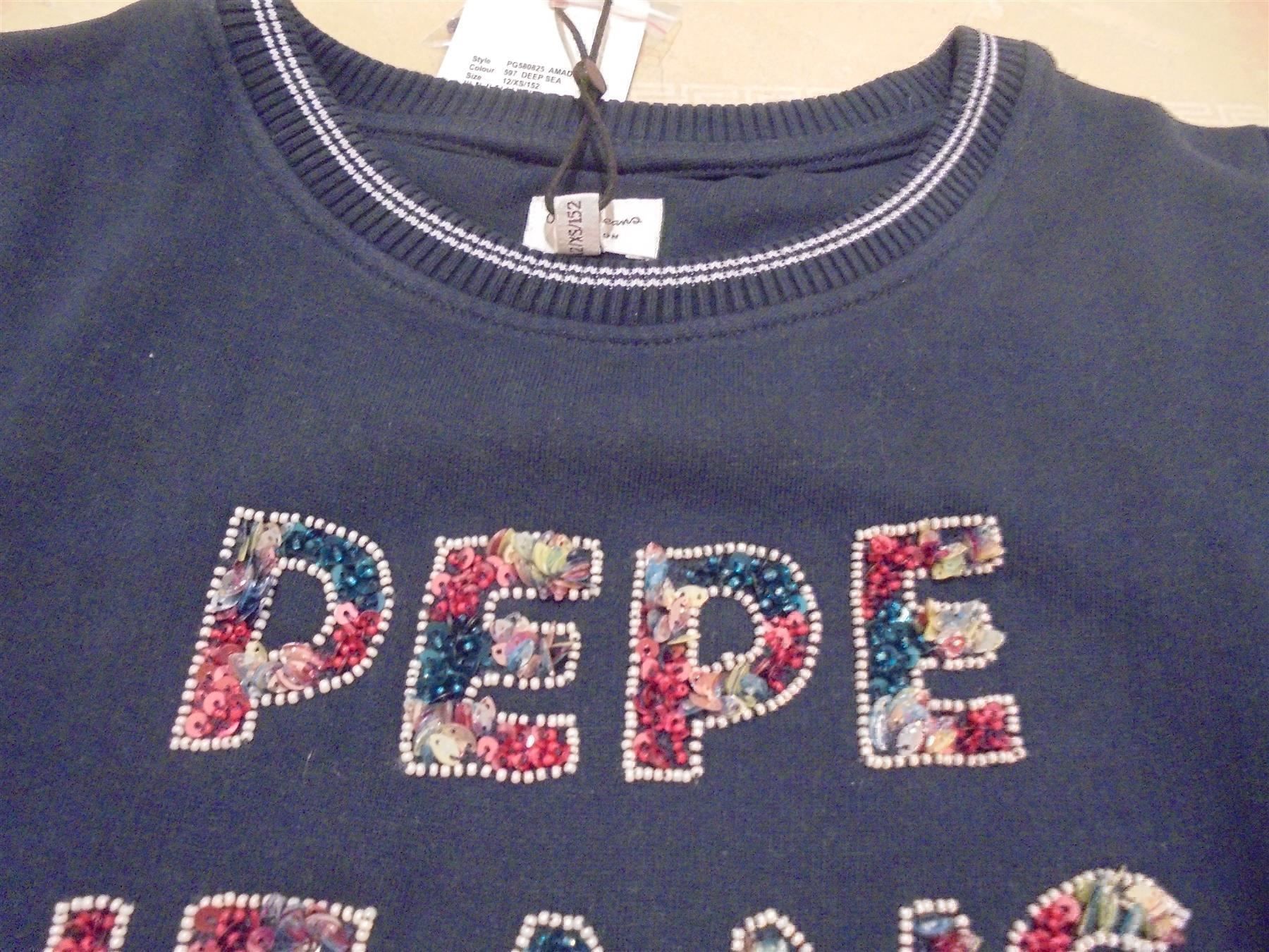 Maglioni & Felpe: Pepe jeans neuer cooler perlen Pulli, 11-12J – Nuovo (secondo la descrizione) da Klingnau venduto da Markus14 3