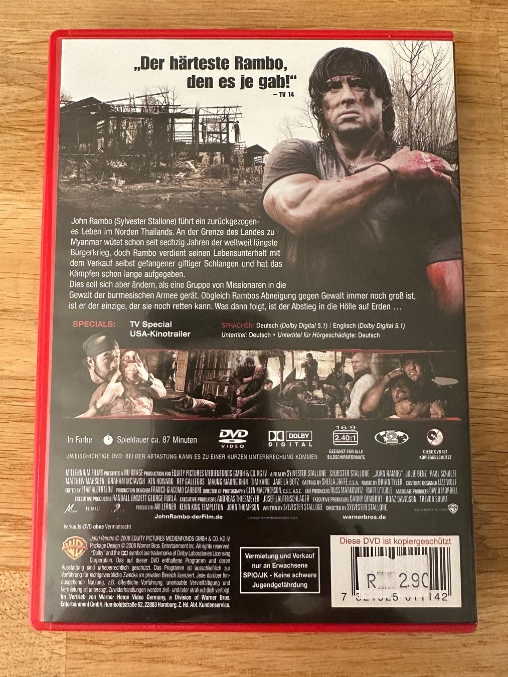 Alle DVDs: DVD John Rambo – Gebraucht aus Kestenholz von Inna09 1