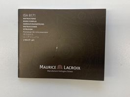 MAURICE LA CROIX Bedienungsanleitung ISA 8171