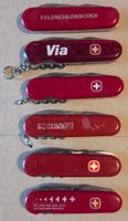Konvolut 6 Wenger Sackmesser