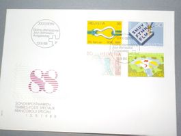 1988, FDC, Sondermarken II, Serie