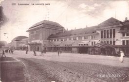 Lausanne VD // 1921 La nouvelle gare Bahnhof