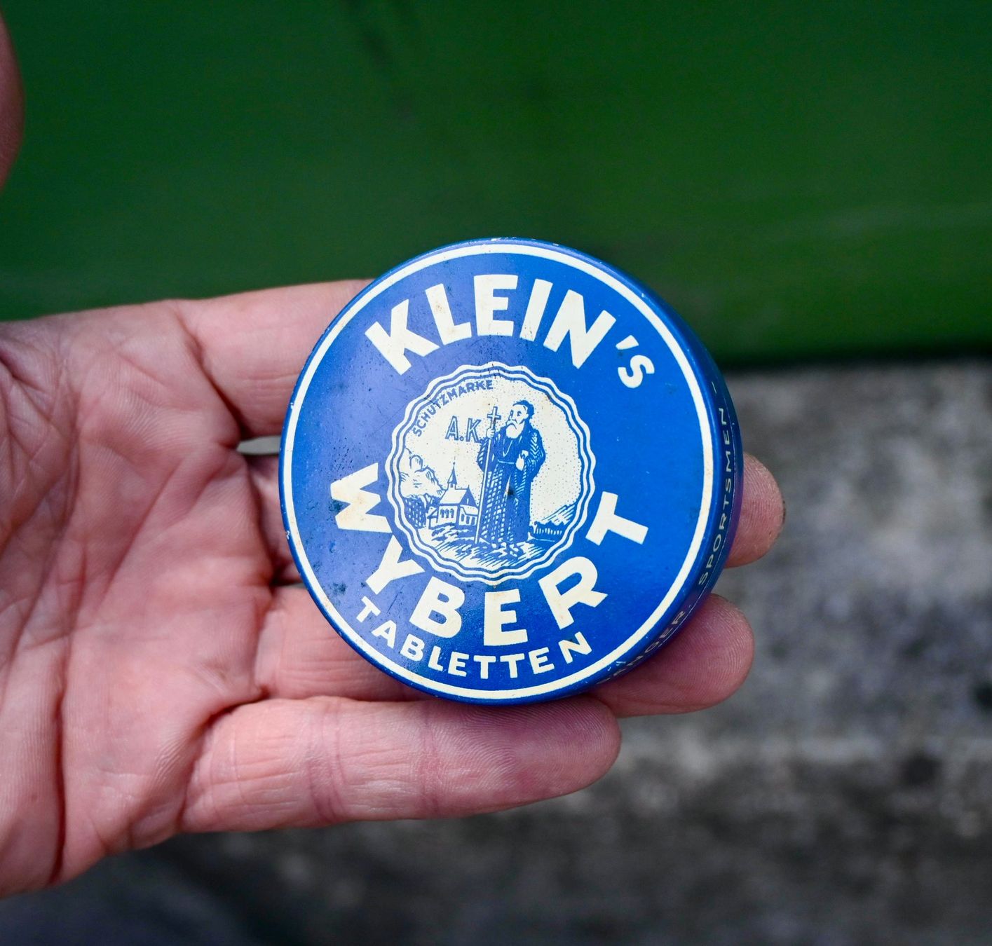 Barattoli: alte Blechdose WYBERT Tabletten ANDRE KLEIN Basel Für Redner – Usato da Pfaffhausen venduto da mono_rec 5