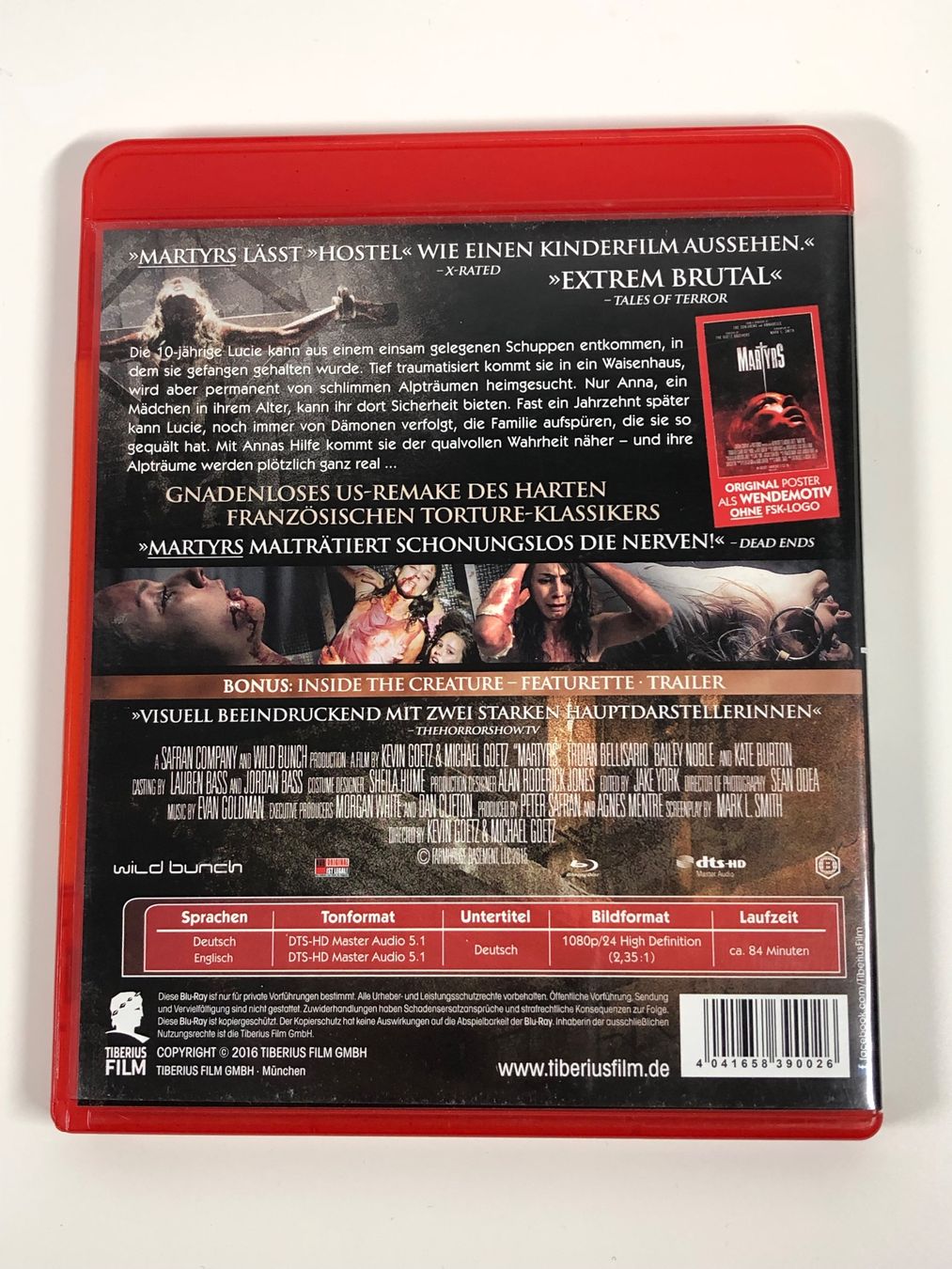 Alle DVDs: Martyrs (2015) - Bluray – Gebraucht aus Bern von McFlurry_88 1