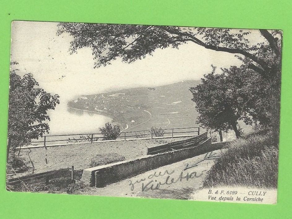 Cartoline postali: Cully, Vue depuis la Corniche – Usato da Zürich venduto da t24_de