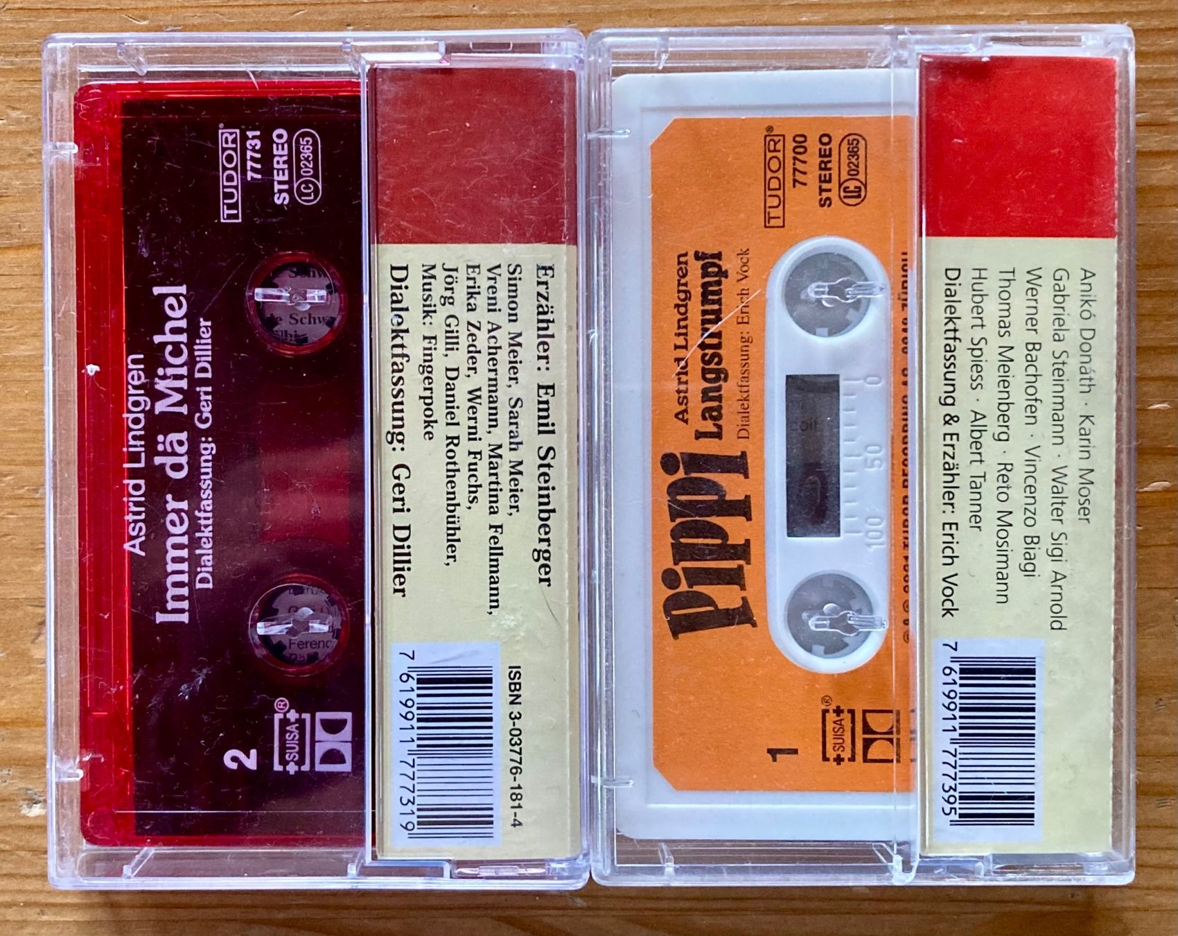 Musicassette: 2x Astrid Lindgren: Pippi Langstrumpf / Immer dä Michel – Usato da Zürich venduto da Djmotionch 2