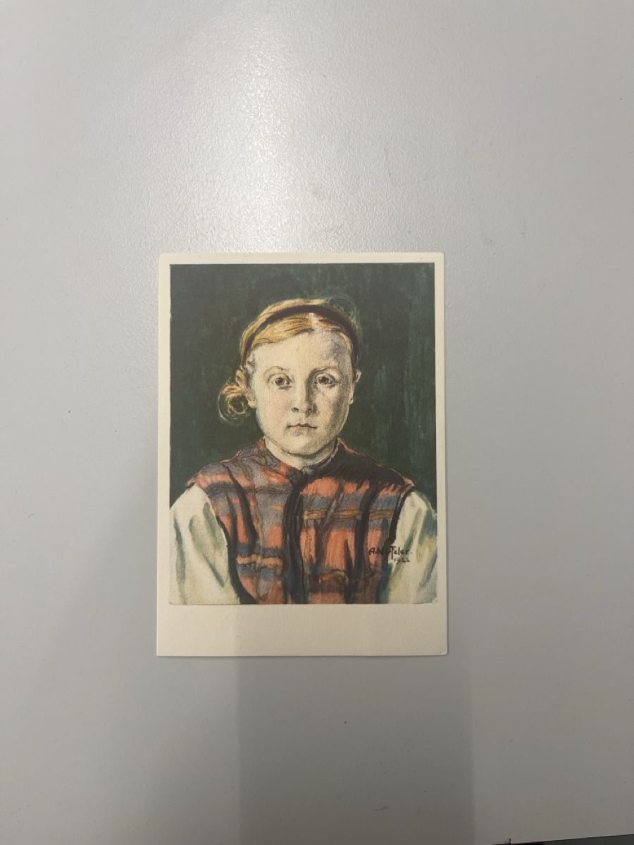 Ansichtskarten: Ansichtskarte Albert Nyfeler, Löttschenthaler Mädchen Nr 6 – Gebraucht aus Muttenz von Totkel
