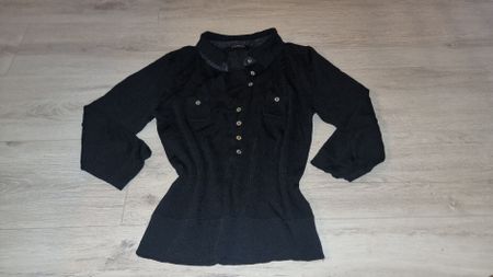 Eleganti Bluse von Carroll schwarz, Top Zustand!