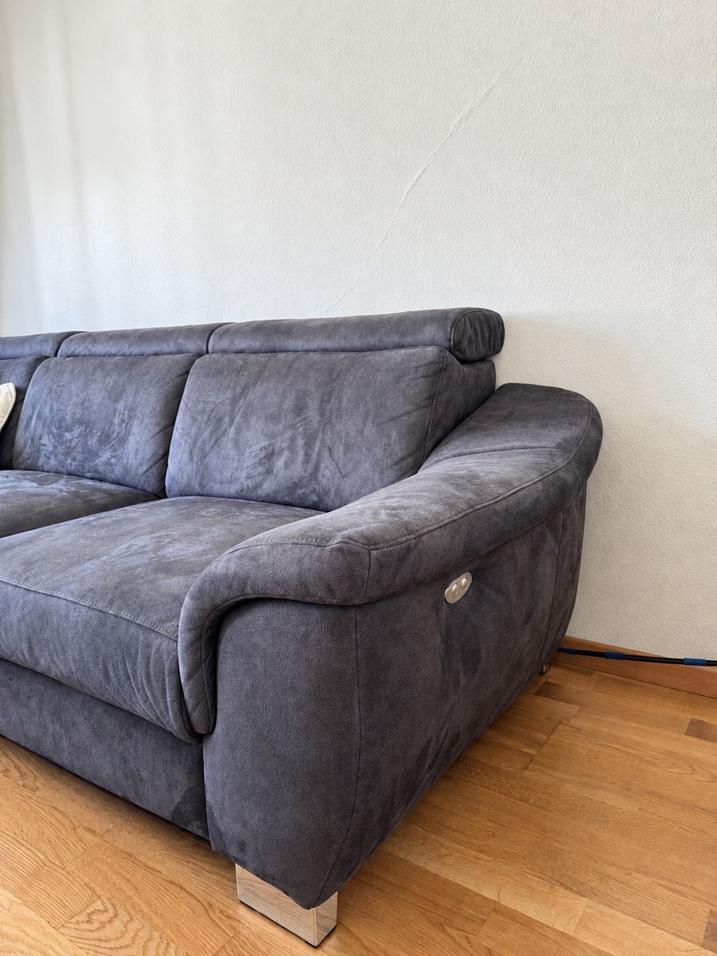 Sofas: Ecksofa anthrazit mit Schlaffunktion gebrauchter Zustand – Gebraucht aus Effretikon von Lio_b23 1