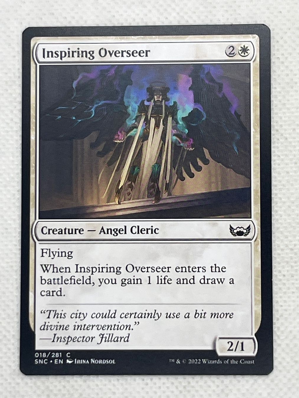 Magic The Gathering Carte collezionabili: MTG Inspiring Overseer SNC 18 Englisch Common – Usato da Hinterkappelen venduto da Kim1992