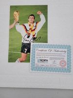 Pierre Littbarski autogramm mit CoA
