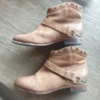 🐸 UGG LEDER STIEFELETTEN 37.5 COWBOYSTIEFEL STIEFEL UGGS