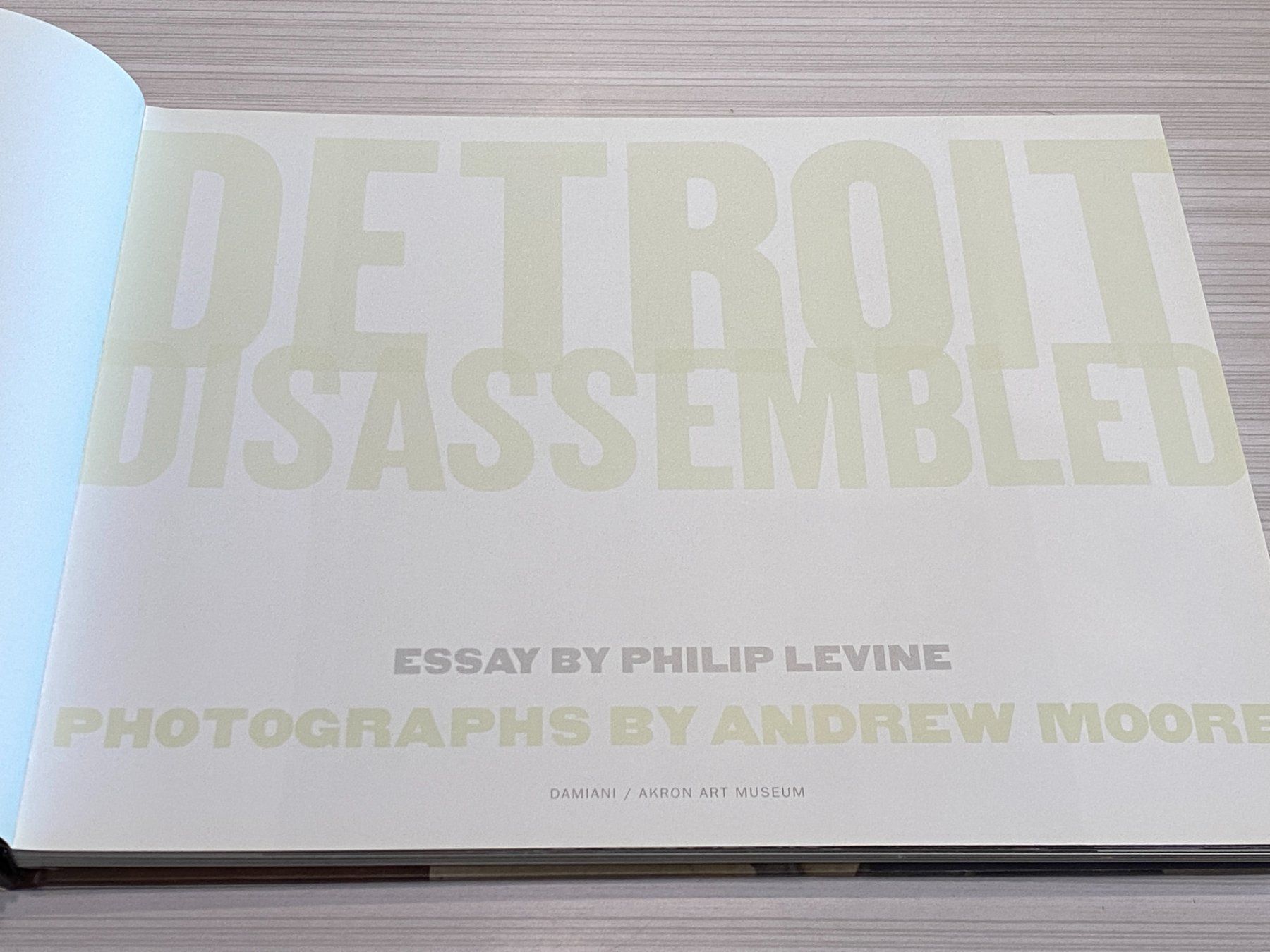Libri: Detroit Disambled von Andrew Moore – Usato da Marbach LU venduto da Hoheduene 2