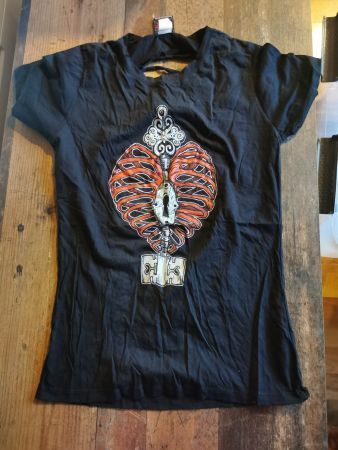 Heart Key Ribcage Toofast Shirt Top T-Shirt S M L XL *NEU*