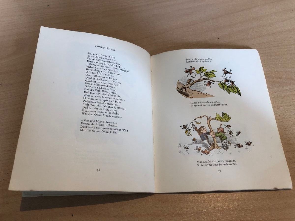 Libri: Max & Moritz, Bubengeschichten in 7 Streichen, Wilheml Busch – Usato da Attelwil venduto da Canelle67 5