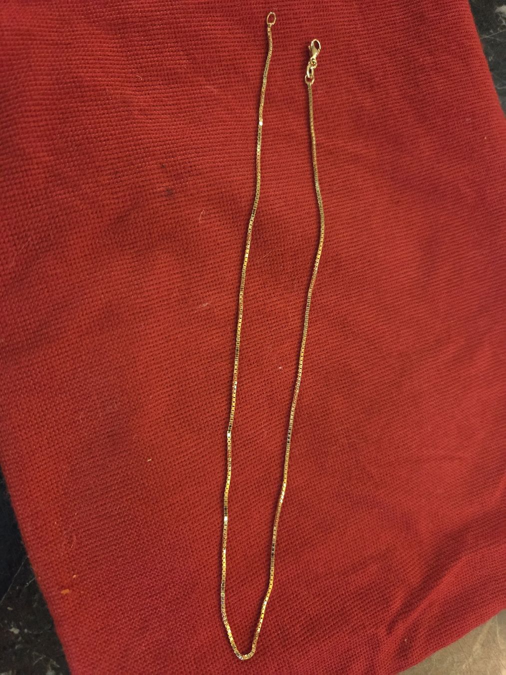 Catenine: Gold Halskette / "750" – Nuovo e nell'imballaggio originale da Burg im Leimental venduto da Spuma87