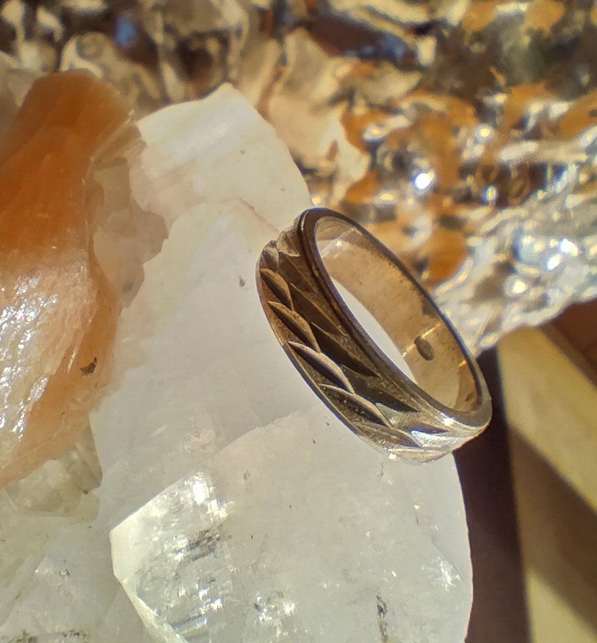 Bagues: RING SILBER 925 MIT MUSTERUNG – D'occasion à Romanshorn par BoutiqueA 2