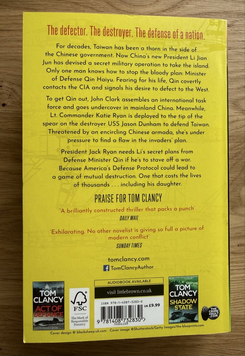 Bücher: BOOK Defense Protocol by Tom Clancy ENGLISH – Gebraucht aus Frauenfeld von Lunarlilac 1