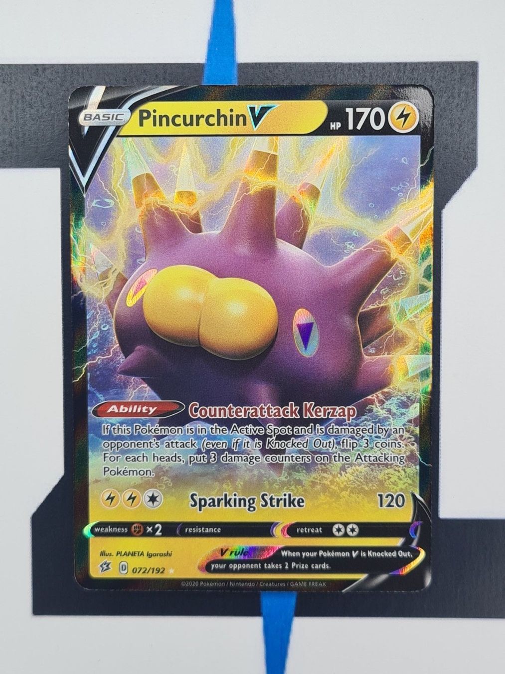 Pokémon Carte collezionabili: Pincurchin V RCL72 EN NM – Nuovo (secondo la descrizione) da Basel venduto da Zadoys