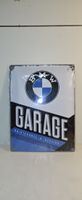 Blechschild von BMW Garage, neu und ungeöffner. (nov701)