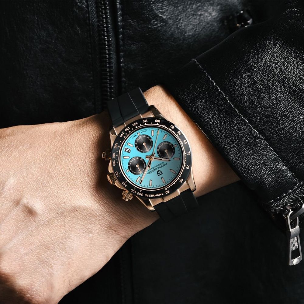 Pagani Design Orologi: Pagani Design Herrenuhr Chronograph – Nuovo e nell'imballaggio originale da Suhr venduto da sjay.Cv 4