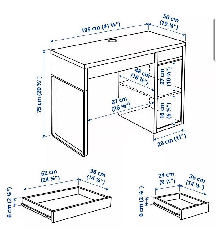 Schreibtische: Bureau ikea Micke 105x50 – Gebraucht aus Morges von salamat78 3