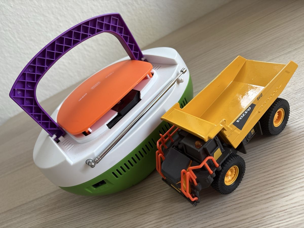 Lenco Lettore multimediale portatile: CD Player Lenco Kinder mit Spielzeug Lastwagen gebraucht – Usato da Luzern venduto da One0911 1