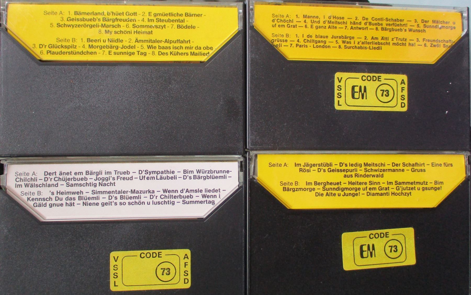 Musicassette: Set - 4 Kassetten – Usato da Flumenthal venduto da novbra 1