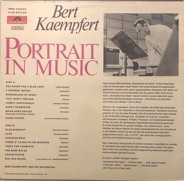 Dischi in vinile: 5x LP Bert Kaempfert – Usato da Grüningen venduto da azulvinyl 2