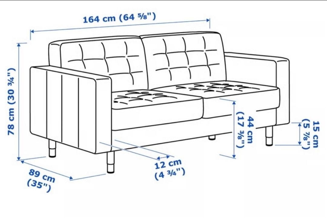 Ikea Divani: Ikea Sofa Landskrona – Usato da Aarau venduto da LitoBomba 1