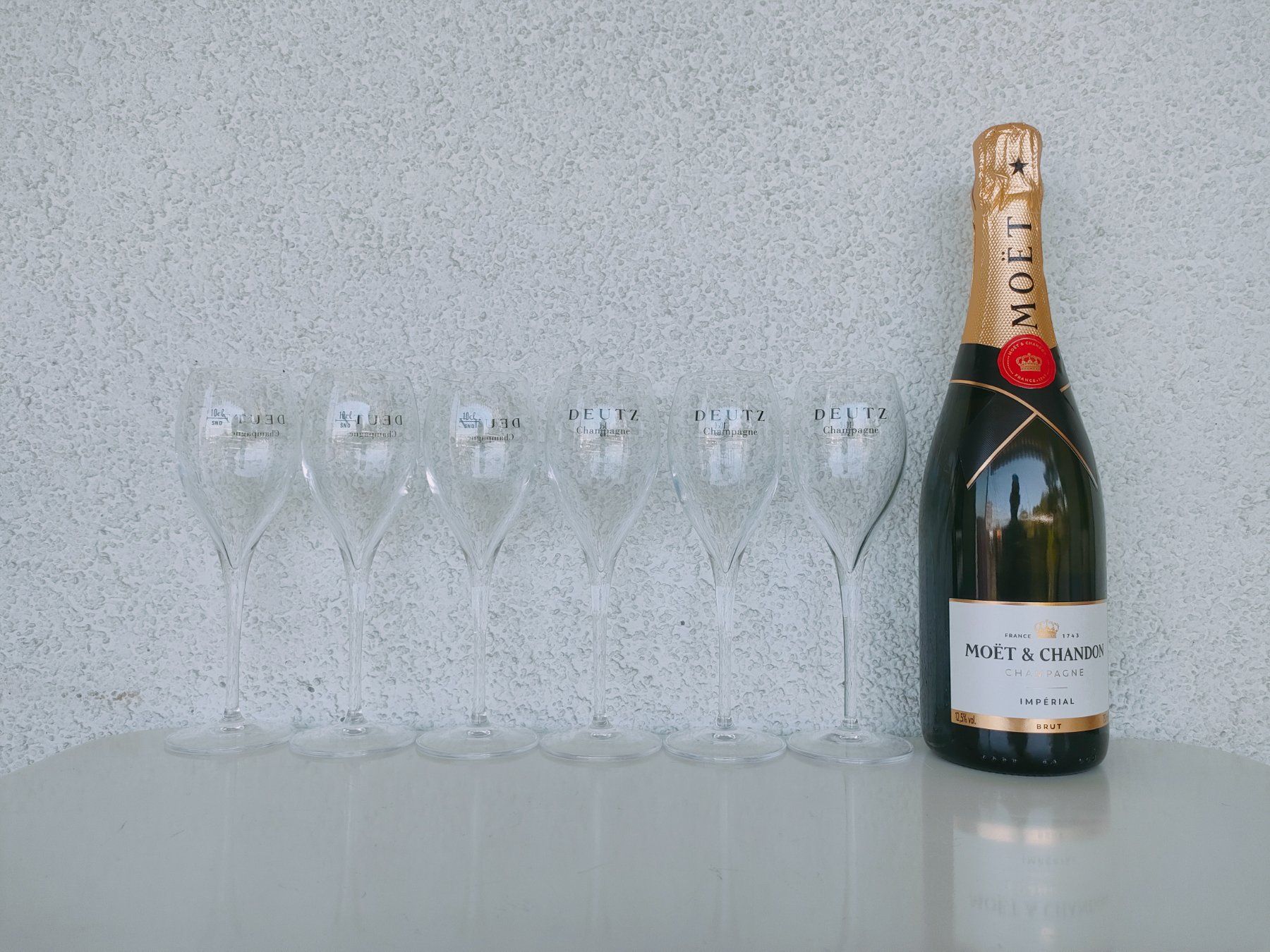 Moet Vins: Wunderschönes Set Moët Champagner mit Gläser – Neuf avec emballage d'origine à Dietikon par MJ_Sporting 7