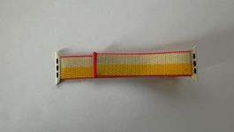 ⌚ Apple Sport Loop – 45/46 mm – Gelb/Weiß – sehr guter Zusta
