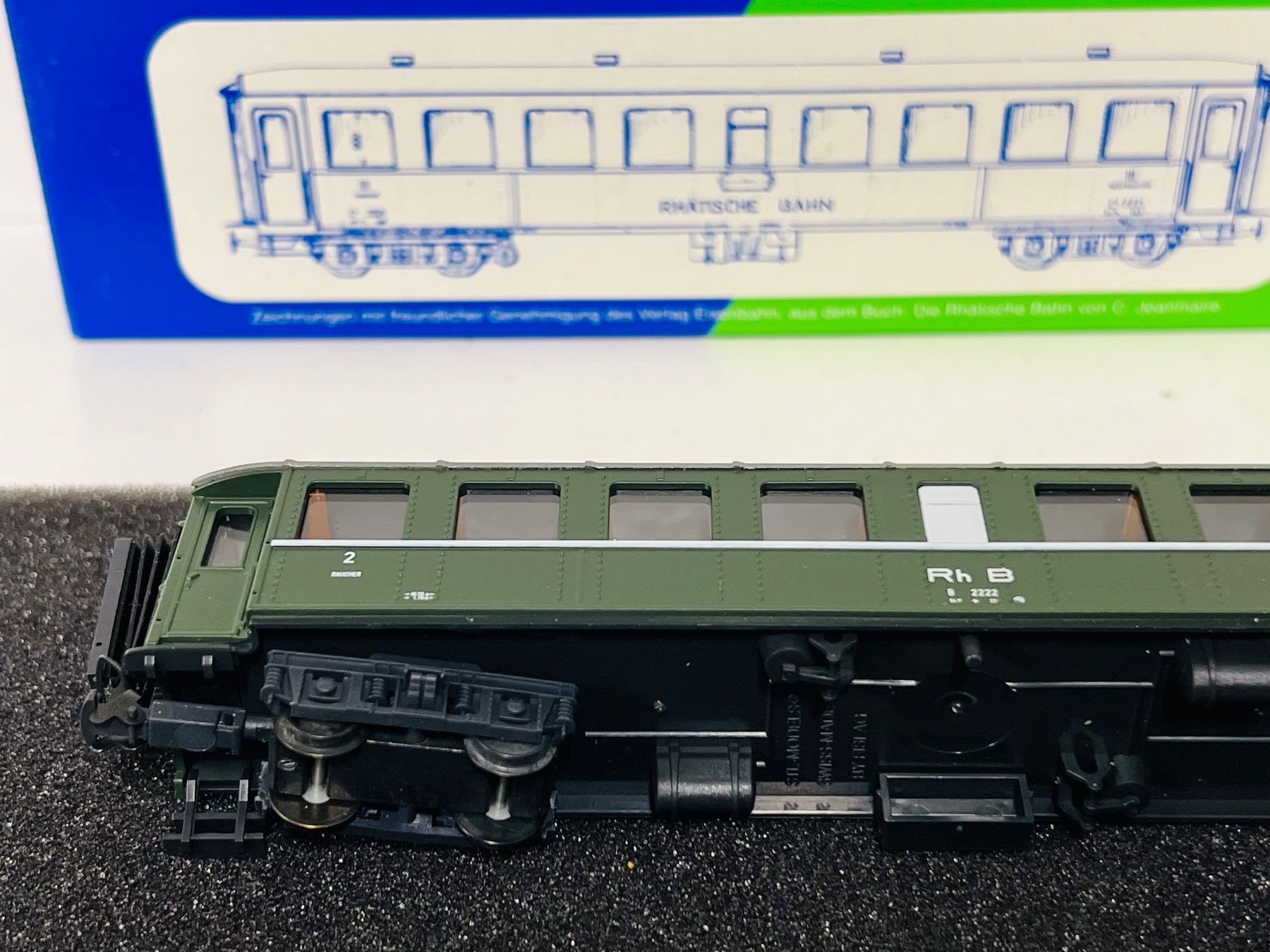 Modellini di ferrovie: STL-Models RhB B 2222 Personenwagen – Nuovo (secondo la descrizione) da Neuenhof venduto da ludovicco 6