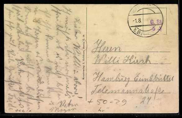 Cartoline postali: Hoppegarten, Pferderennbahn, an den Trib – Usato da Berlin venduto da bartko-reher 1