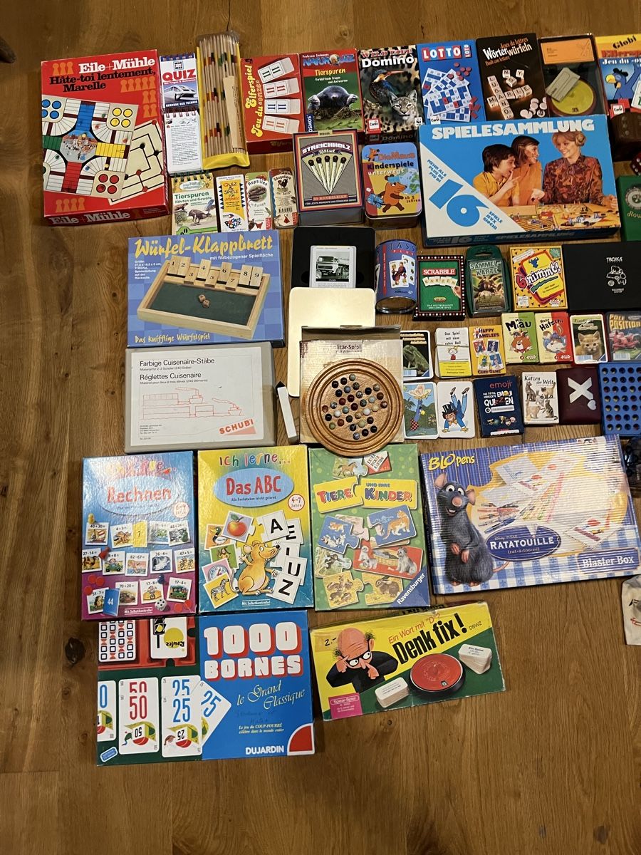 Spiele: Spielesammlung Kartenspiel, Puzzle, Memory, Quartett – Gebraucht aus Theilingen von ovi123 1