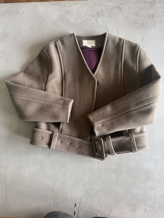 Wollstoffjacke