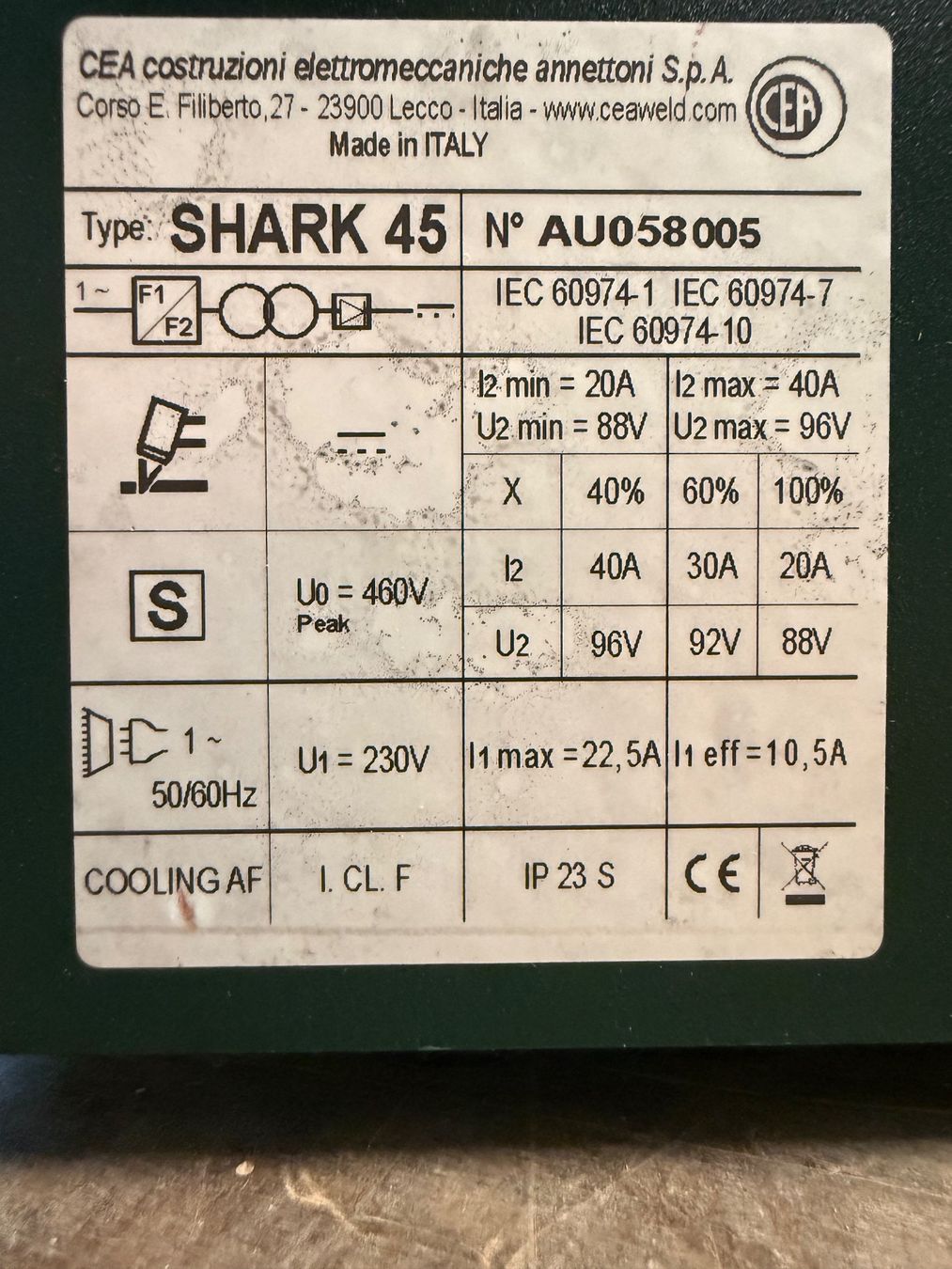Tutte le macchine: Pasmaschneider CEA PLASMATECH SHARK 45 – Usato da Hausen am Albis venduto da stabra 9