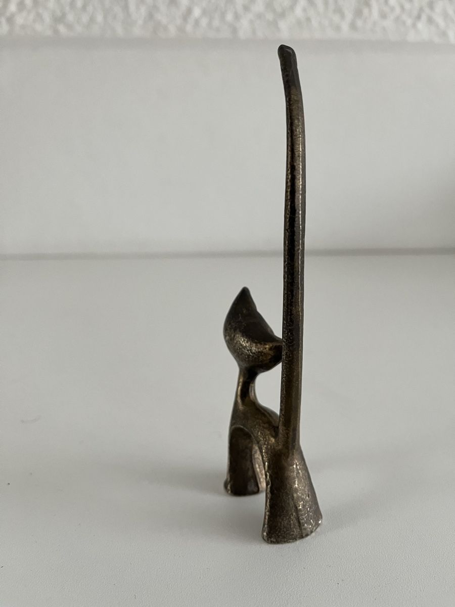 Statuette: Vintage Ringhalter aus Metall – Usato da Wetzikon ZH venduto da seli03 5