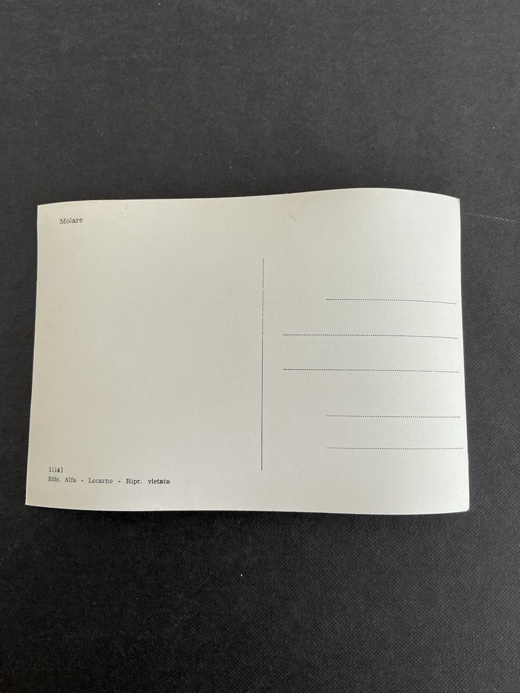 Cartoline postali: Molare Tessin Faido – Usato da Bassersdorf venduto da F-104fan 1