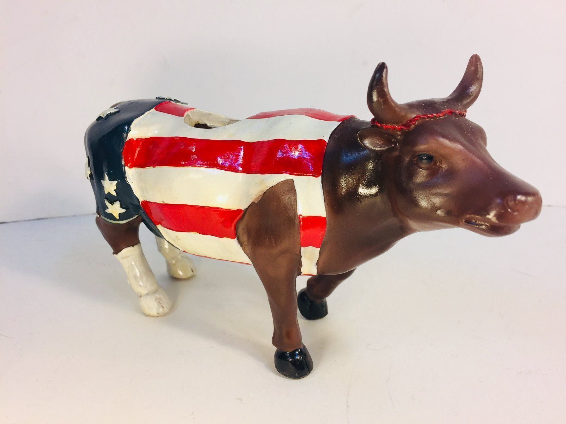 Statuette: Amerikan Kuhfigur Aufbewährungsfigur – Usato da Schaffhausen venduto da sparzone 8