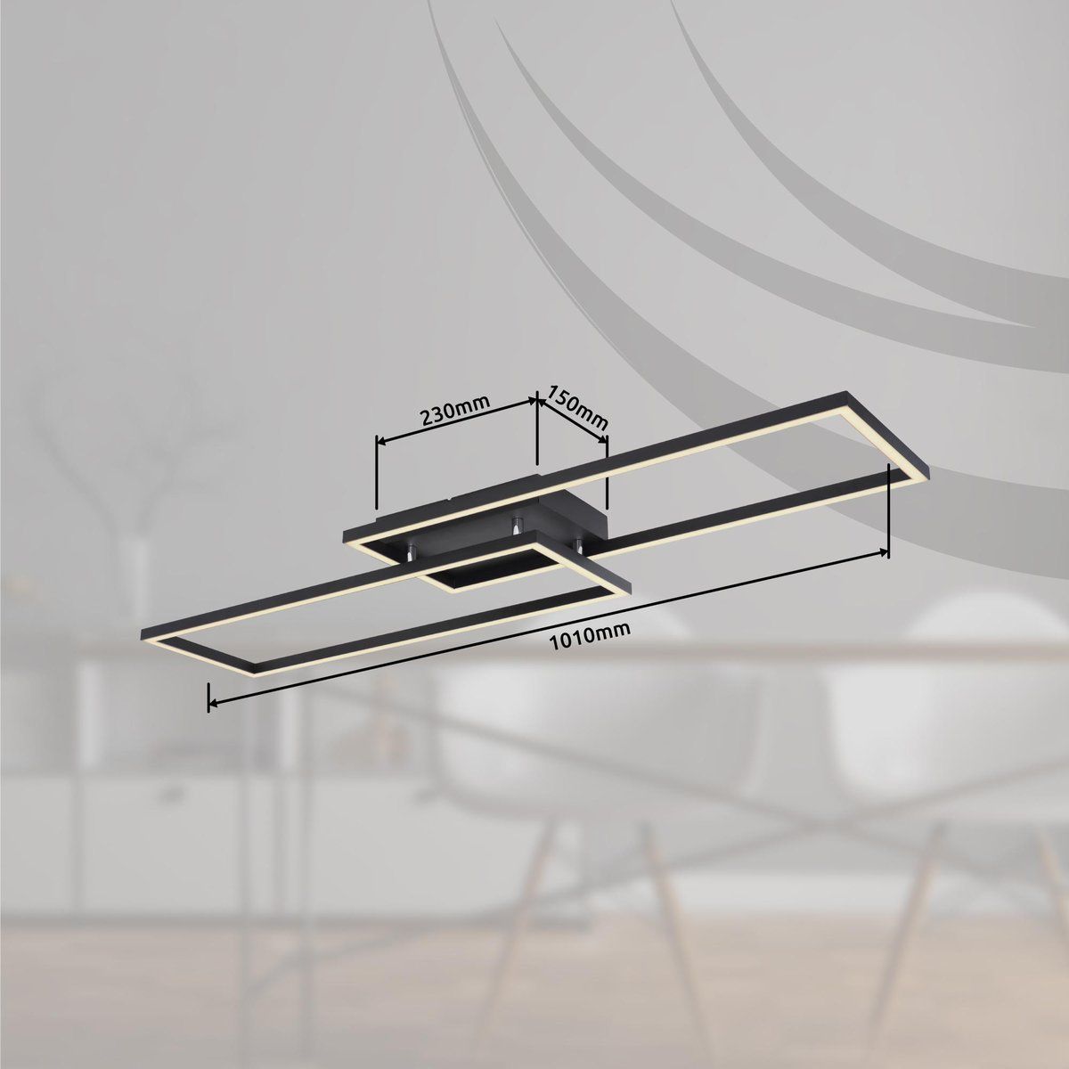 Lampadari & plafoniere: LED Deckenleuchte, CCT, 101 cm x 29 cm – Nuovo (secondo la descrizione) da Kreuzlingen venduto da Smart-Light 2