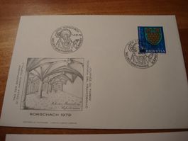 Tag der Briefmarke 1979 Rorschach, Brief + Karte