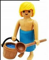 PLAYMOBIL FI?URES 70369 SERIE 18 boys 12 SAUNA BOY‪
