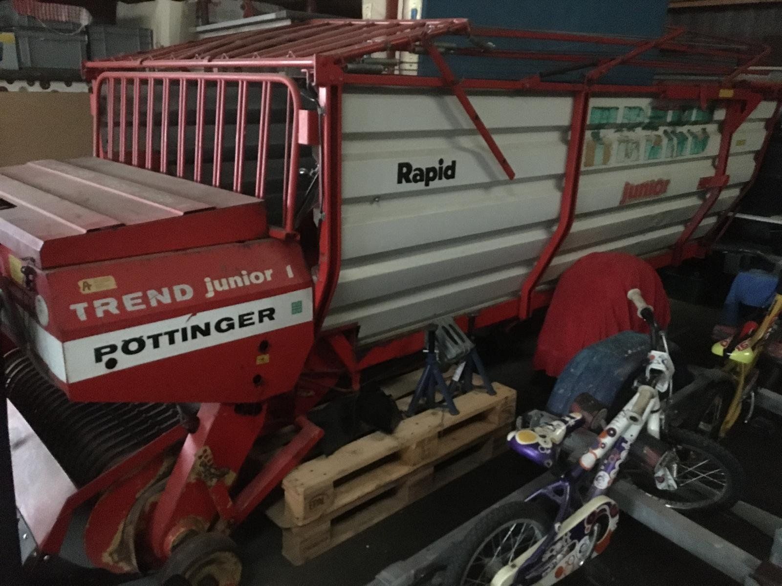 Pöttinger Rimorchi: Ladewagen Pöttinger Trend Junior 1 – Usato da Albligen venduto da Ford3183 9