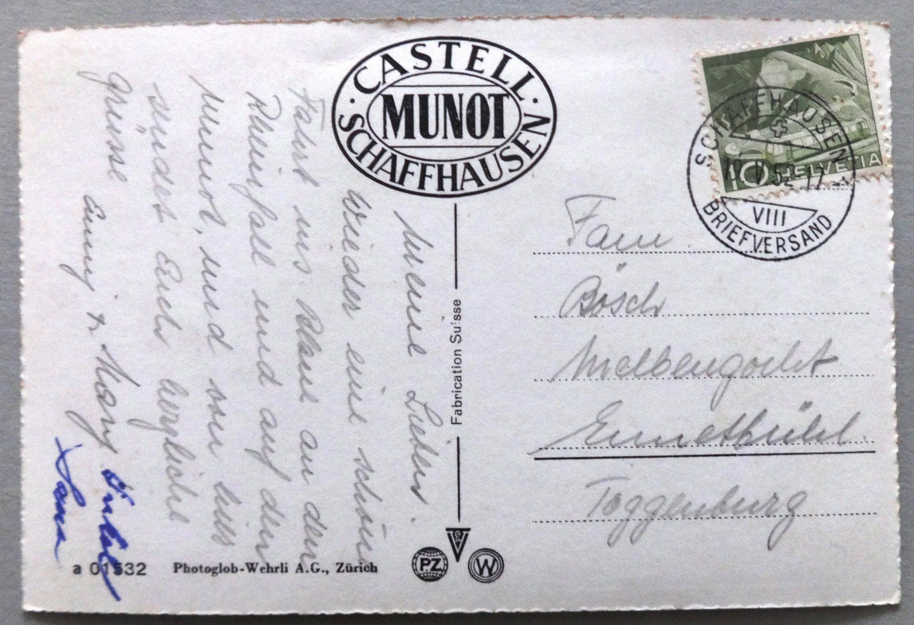 Cartes postales: Schaffhausen – D'occasion à Fétigny par Billy2miny 1
