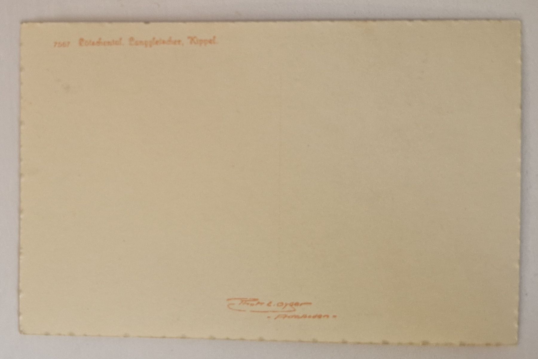 Cartoline postali: Lötschental, Langgletscher, Kippel – Usato da Ebikon venduto da Donar50 1