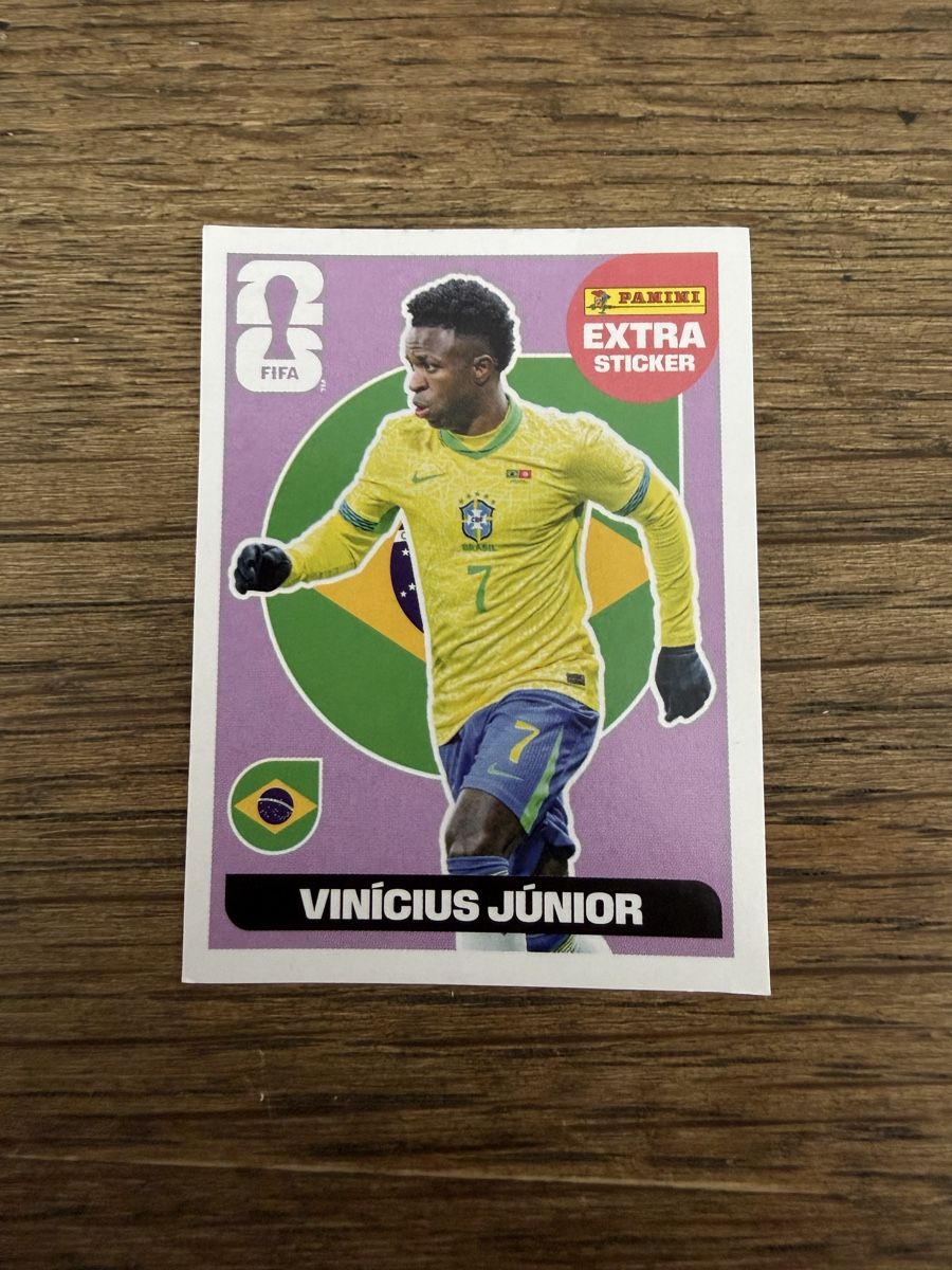 Panini Sammelbilder & Trading cards: Panini Extra Sticker Vinicius Junior – Neu (gemäss Beschreibung) aus Seengen von Gegu2