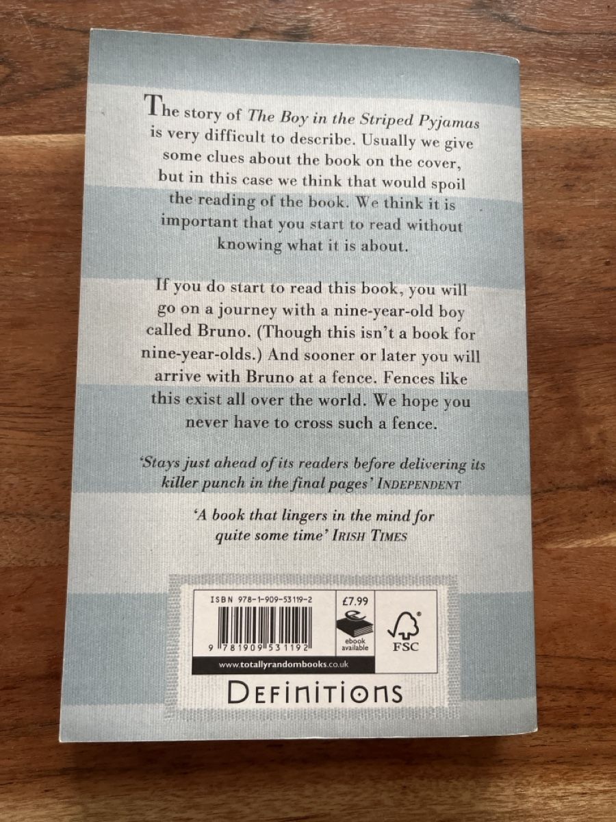 Libri: The Boy in the Striped Pyjamas – Usato da Niederdorf venduto da Fay1993 1