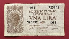 Italien 1944 1 Lira